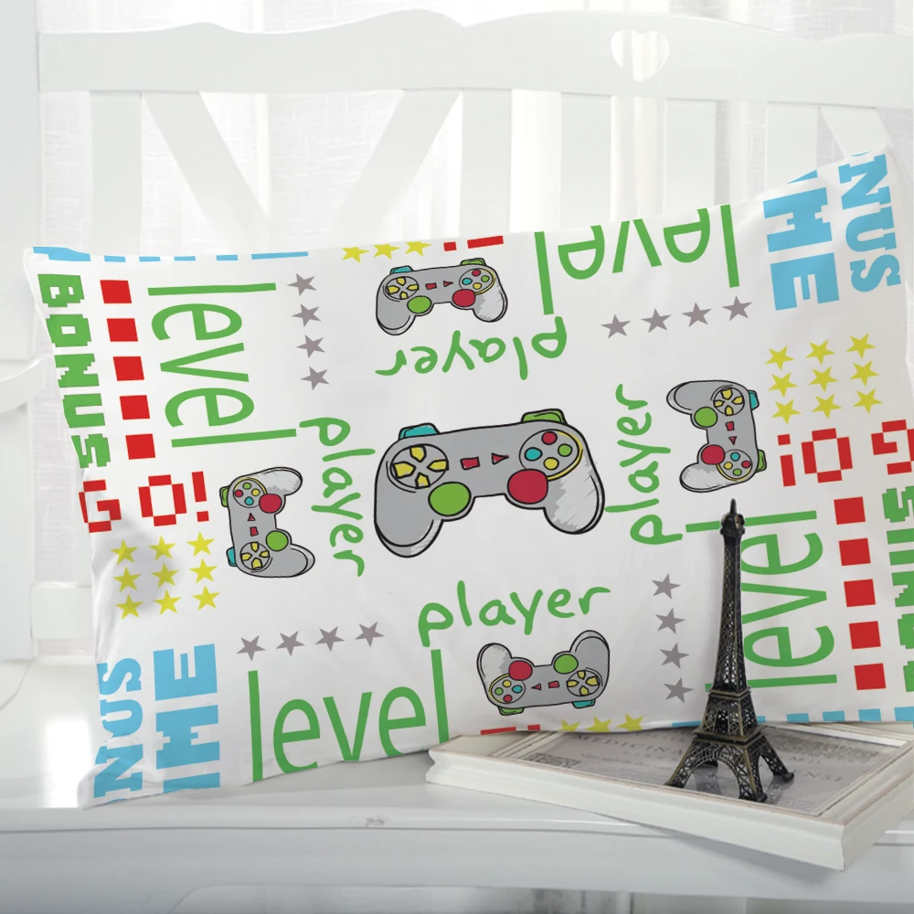 1Pc 3D Pillow Case Bedding Pillowcase 50x75 50x70 50x80 PillowCover Pillow Cover for Home Gamepad console