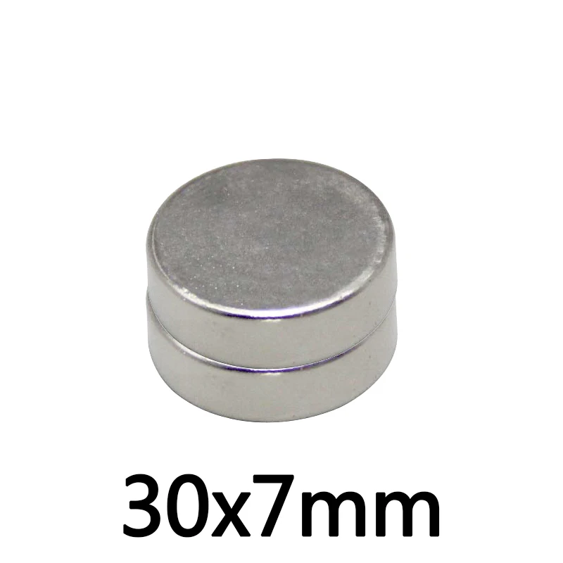 

5/10/20/30pc 30x7 Super Powerful Strong Magnetic Magnets 30mmx7mm Permanent Neodymium Magnets 30x7mm Round Magnet 30*7 mm