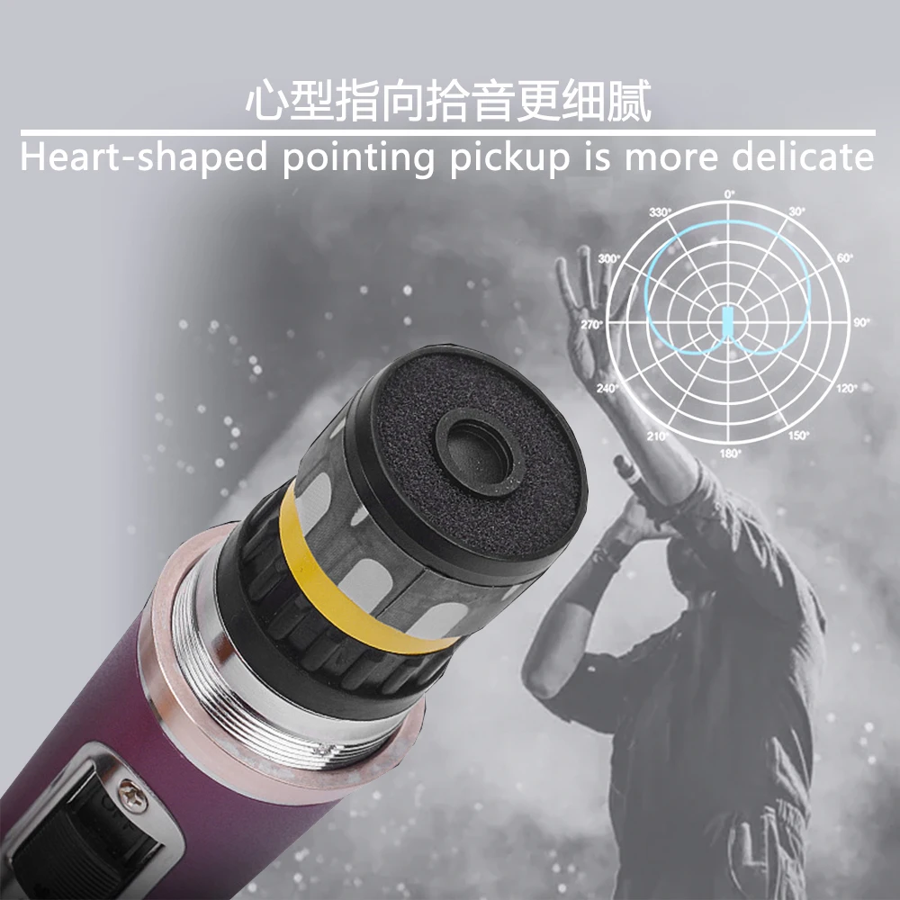 GAM-SC05 Professional คาราโอเกะแบบไดนามิกไมโครโฟนแบบมีสายสตูดิโอบันทึกไมโครโฟนสําหรับการแสดงบนเวที