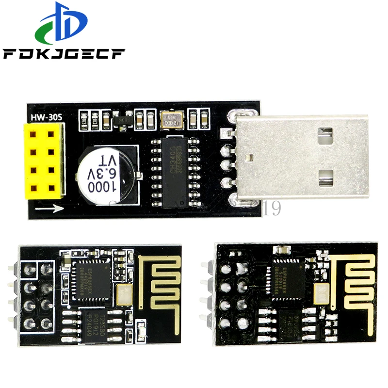 ESP01 Programmer Adapter UART GPIO0 ESP-01 Adaptater ESP8266 CH340G USB to ESP8266 Serial Wireless Wifi Developent Board Module