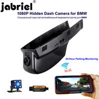 Jabriel auto 1080P auto 24 hour car recorder dvr dash cam dual lens rear camera for BMW X5 e70 e46 e60 e90 f10 f15 f25 f30 g30