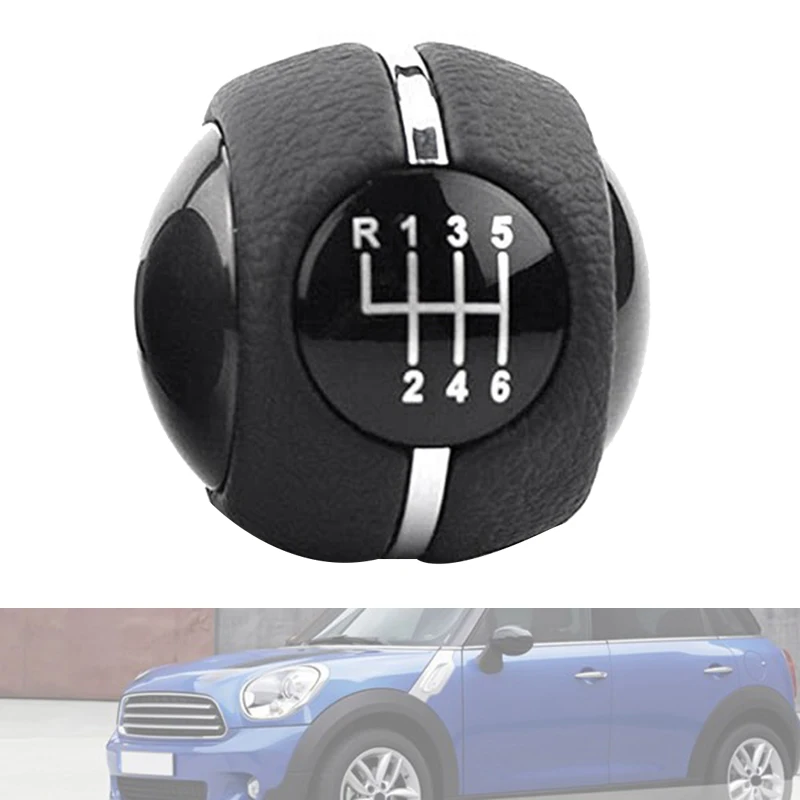 6 Speed Car Manual Gear Shift Knob Shifter Cover for Mini Cooper F55 F56 F54 F60 7641999