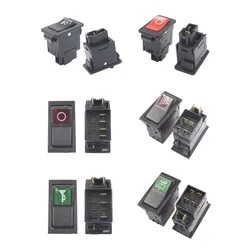 10Pcs Universal Rocker Switch Button Car Engine Stop larme/Fan/Power/Wiper/Fog lamp switches