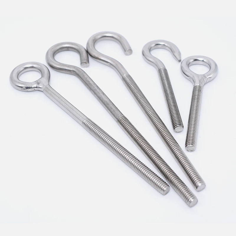 M4 M5 M6 M8 M10 M12 Sheep Eye screw Bolt Ring Hanging  Hook  Suspension 304 Stainless Steel  fasteners tools