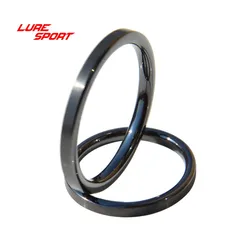 LureSport 2-15pcs/lot size2.5-50 SIC Ring Black ring rod Guide Ring Rod Building component Repair DIY Accessory