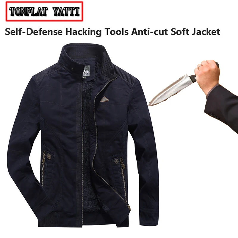 

Autumn Self-Defense Stab-Cut-Resistant Jacket Military Equipment Tactical Flexible Light Weight Invisible Stab Resistant Clothin