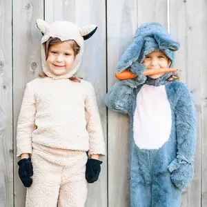 Reneecho hayvan kostüm çocuklar kahverengi ayı kostümü tulum kuzu koyun kostüm bebek için purim karnaval cadılar bayramı 6 Büyük satış-ayı deseni-no. 6