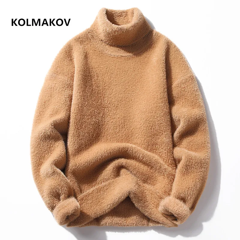 Sweaters men 2024 Winter new arrival Solid color thick sweater men Student youth sweaters Men's wool pullovers size S-2XL