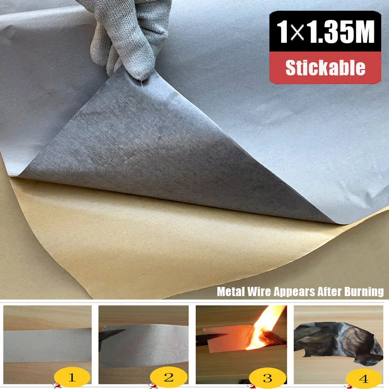 Faraday EMF Reducing Tape Fabric For Wall/Ground Blocking WIFI Singal EMI/RFID Fabric Anti Radiation Adhesive conductive Fabric