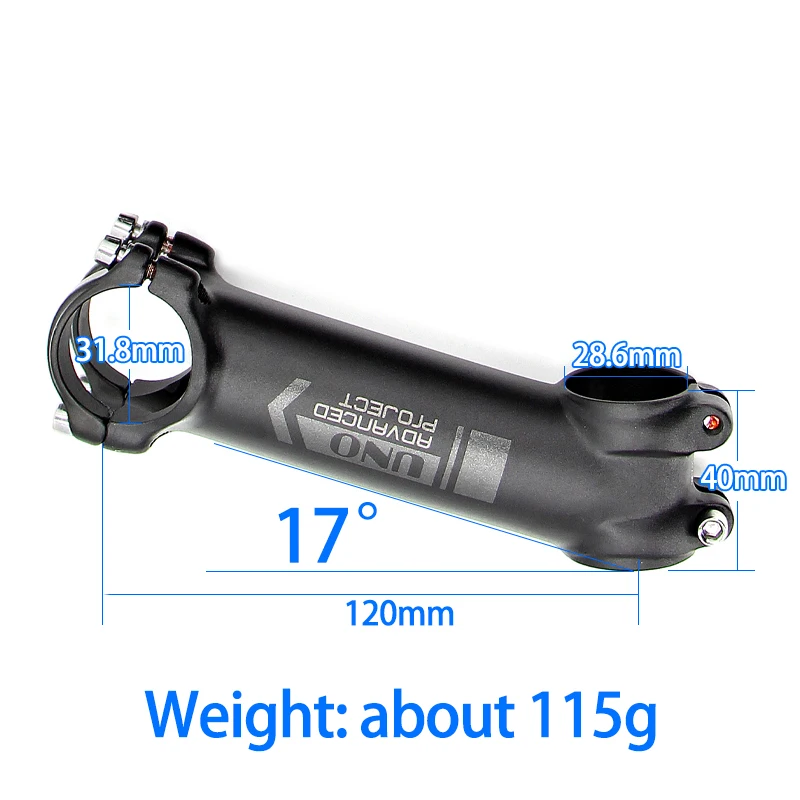UNO Ultraleicht Bike Stem 7 Grad 31,8mm Kalloy König Stammt AL7050 60 70 80 90 100 110 120 130mm MTB Road Fahrrad Lenker Vorbau