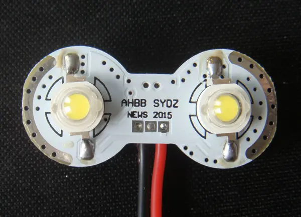 Sydz แบตสำรองขั้วหลอดไฟ LED Assembly 3.7V อินพุต2วัตต์