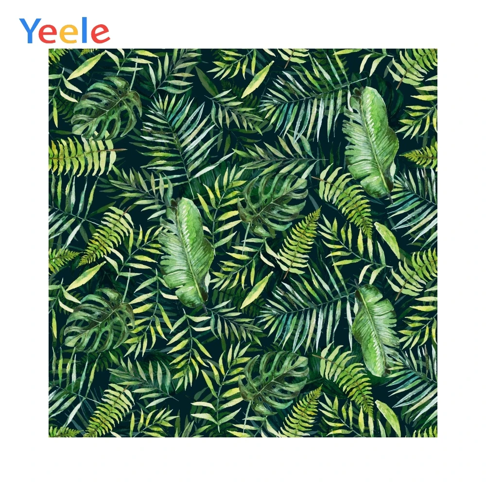 

Yeele Tropical Palm Leaves Photography Background Green Screen Baby Child Portrait Summer Photo Backdrops Shoot Props Photobooth