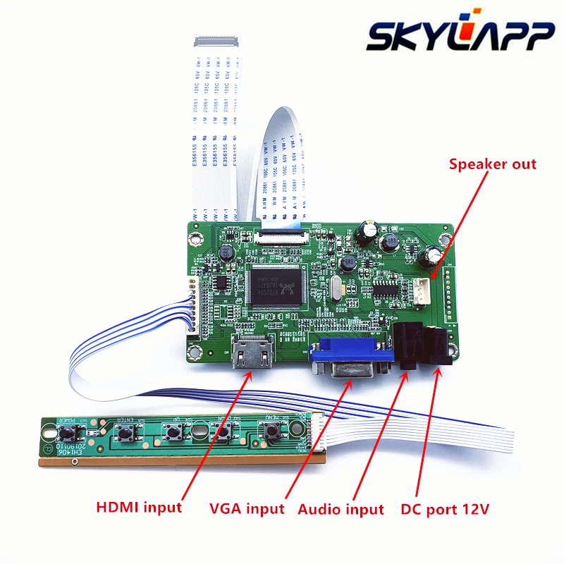 

1366(RGB)×768 30 pins Board Driver NT140WHM-N42 NT140WHM-N41 NT140WHM-N31 NT140WHM-N34 HDMI + VGA LCD LED LVDS EDP Board Driver