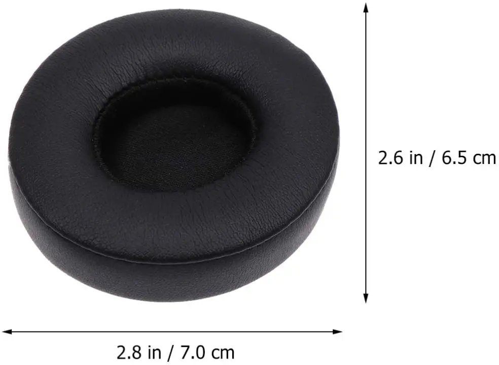 Beats Solo 2 y 3-almohadillas de repuesto para auriculares, almohadillas de espuma de memoria, fundas para auriculares inalámbricos, almohadillas de esponja para los oídos Cus