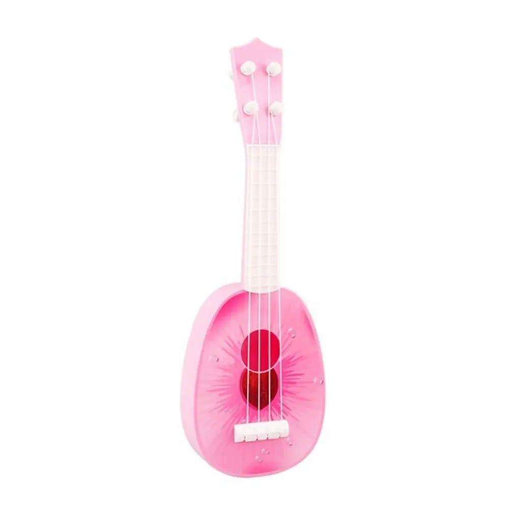 Kids Toys Four-string Simulation Fruit Guitar Bass Toy Can Play Early Education Educational Toys Girls Toy for Children
