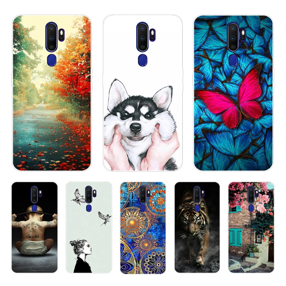 Cases For Oppo A9 A5 2020 back Case Soft TPU Phone Shell For OPPOA9 OPPOA5 A 9 Coque a5 Cover Silicon Protective Funda 6.5