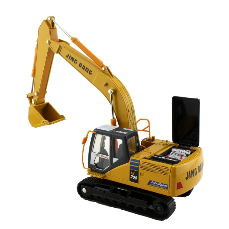 High-simulation excavator alloy engineering vehicle model,1:50 excavator toy,hot-selling wholesale sales engineering vehicle.