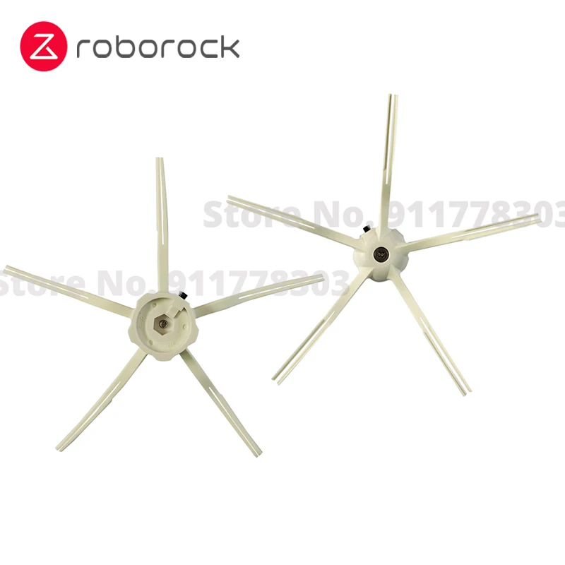 Original Main Brush 5 Arms Side Brush Filter for Roborock S60 S61 S65 S5 Max S6 MaxV S4 E45 S6 Pure Robotic Vacuum Cleaner