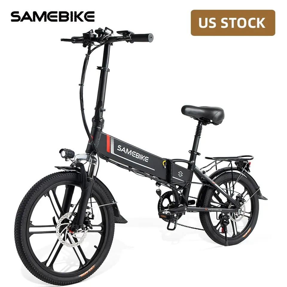 [EU STOCK]SAMEBIKE 20LVXD30-II Updated Version Folding Smart Electric Bike 48V 10.4AH 350W 20 inch 32km/h E-Bike image 1