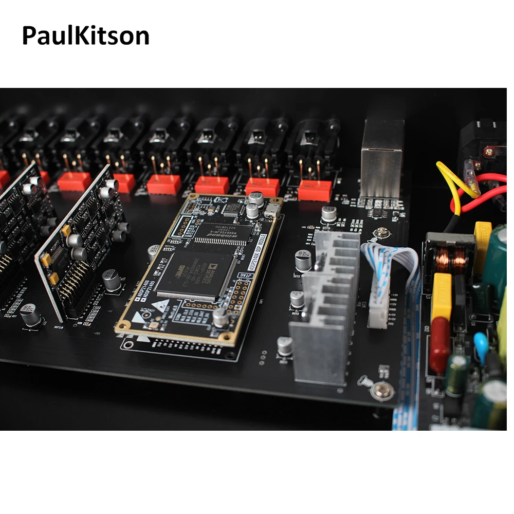 Paulkitson-Processador Digital Profissional, DSP Pro Audio, Protea Stage Performance Equipamentos, Stage Efeito Speaker, DAP48, 4in e 8Out