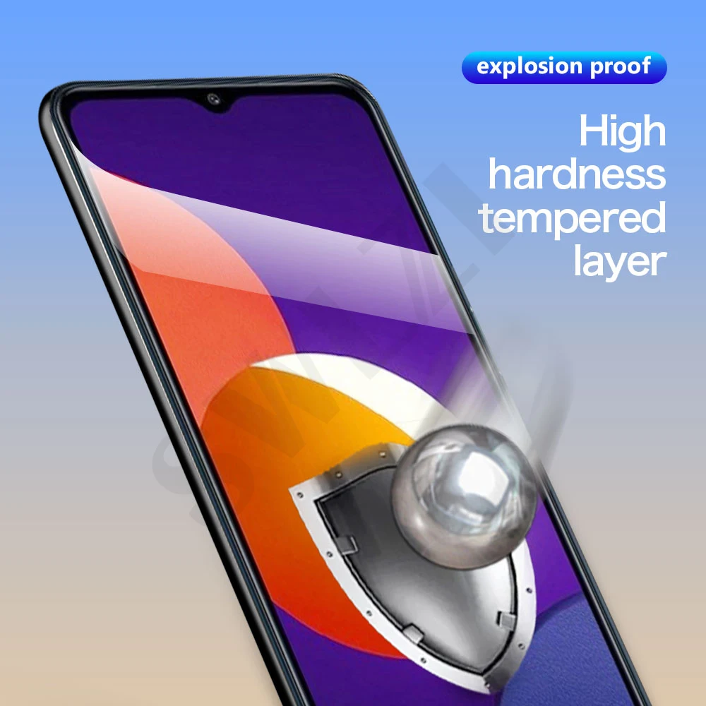 1-4Pcs 9H Tempered Glass for Samsung Galaxy M01 M01S M10 M10S M11 M02 M02S M12 Phone Screen Protector smartphone protective film