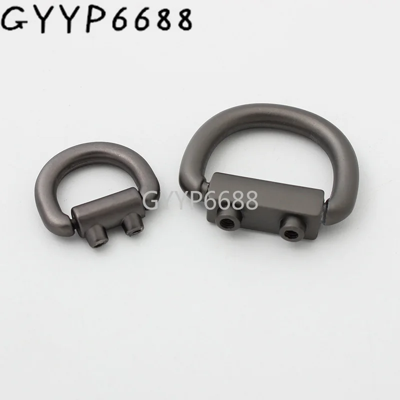 

10-30-100 pieces 2 sizes matte gun black connector buckle for woman handbag metal buckles purse accessories