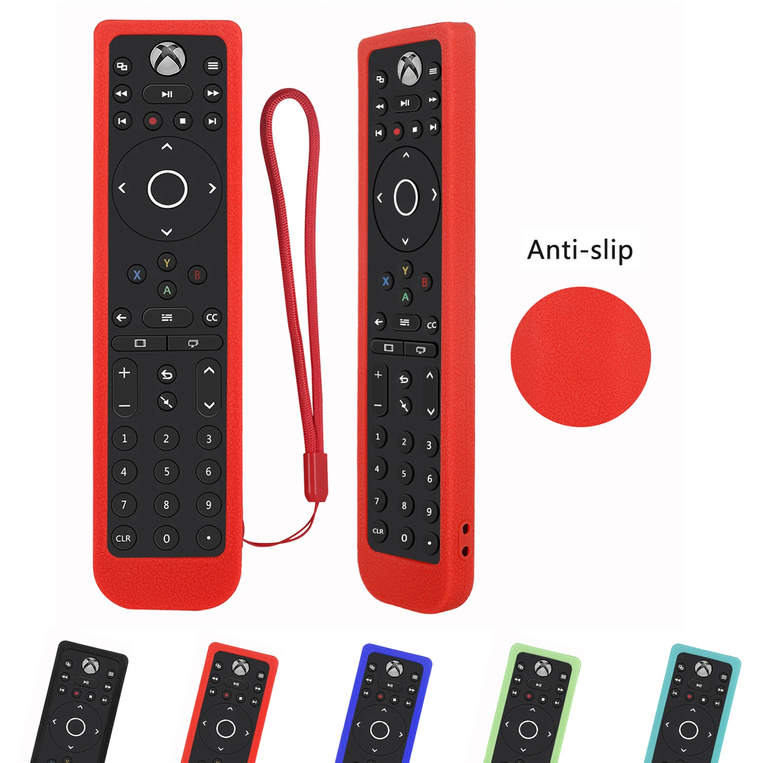 Silicone Case Fit for Xbox One TV PDP 048-083-NA Blu-Ray and Streaming Media Talon Media Remote Controller Shockproof Cover