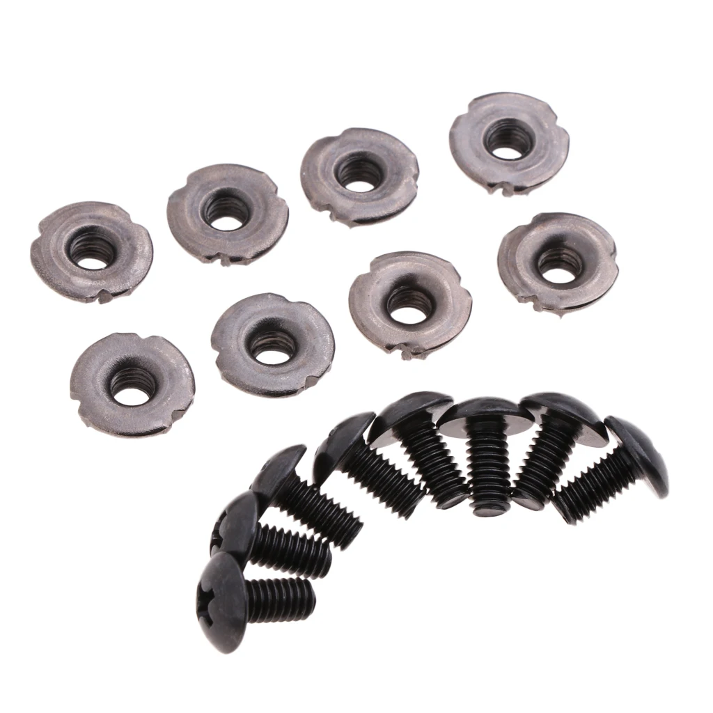 8 Pairs Roller Skates Buckle Replacement Inline Skates Screws Nut Bolts Tool Roller Skates Accessories