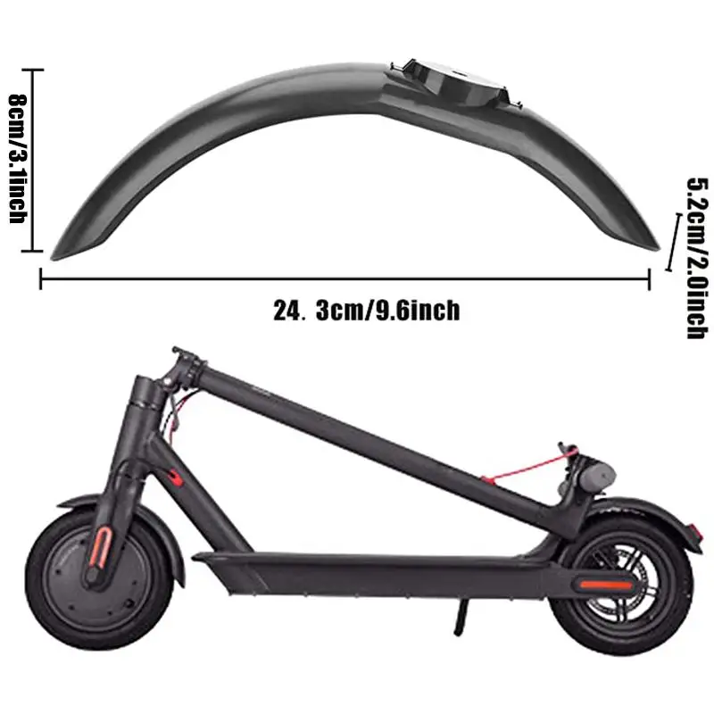 Electric Scooter Mudguard Front Fender for Xiaomi Mijia M365 1S Pro Pro2 M187 Mi3 Bird Spin Essential Skateboard Scooter Part