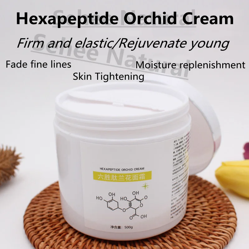 

6 Peptides Cream Hexapeptide Orchid Cream Firm Wrinkle Resistant Anti Aging Moisture Replenishment Cream 500g