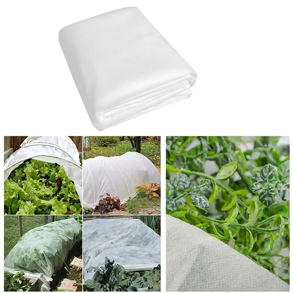 Winter Plant Frost Protection Cover Reusable Netting For Garden Plant Antifreeze Warming Bag Drawstring For Flowers Covers