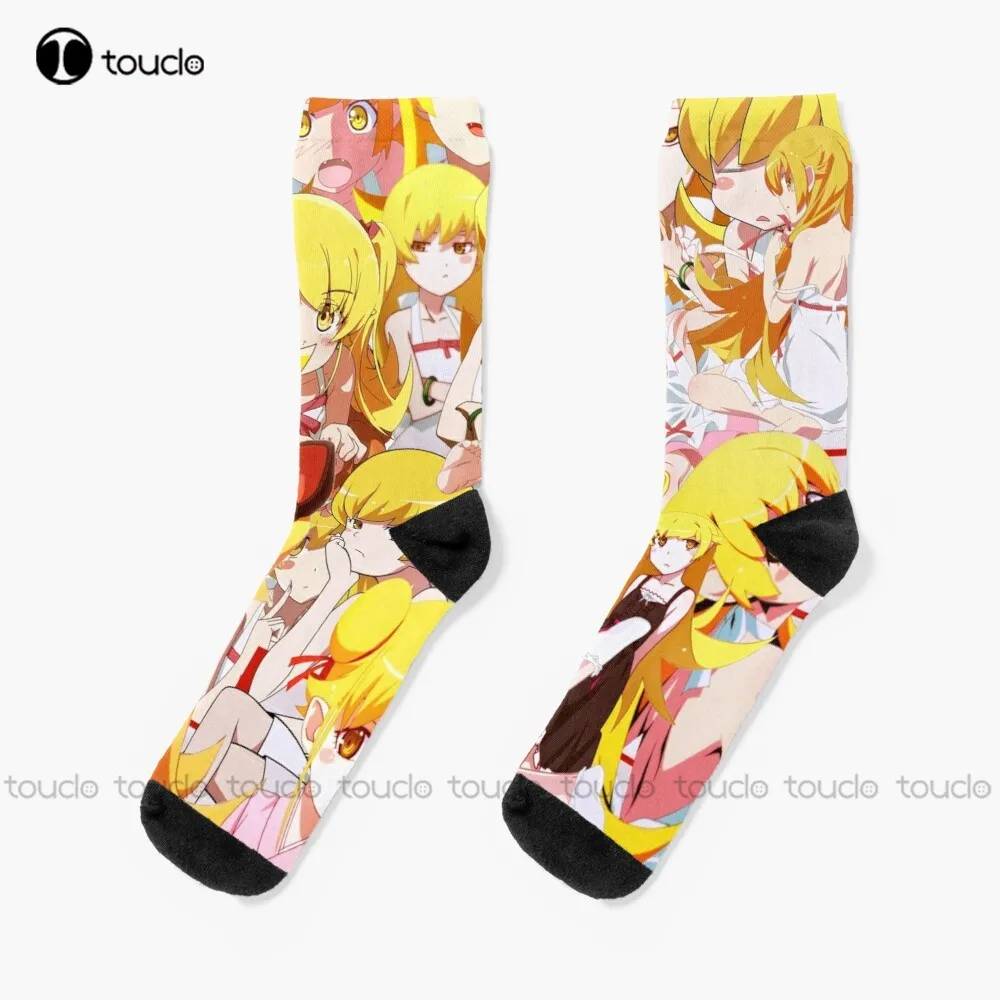 Shinobu anime collage Socks men's socks Personalized Custom Unisex Adult Teen youth Socks Halloween Christmas Fashion new gift