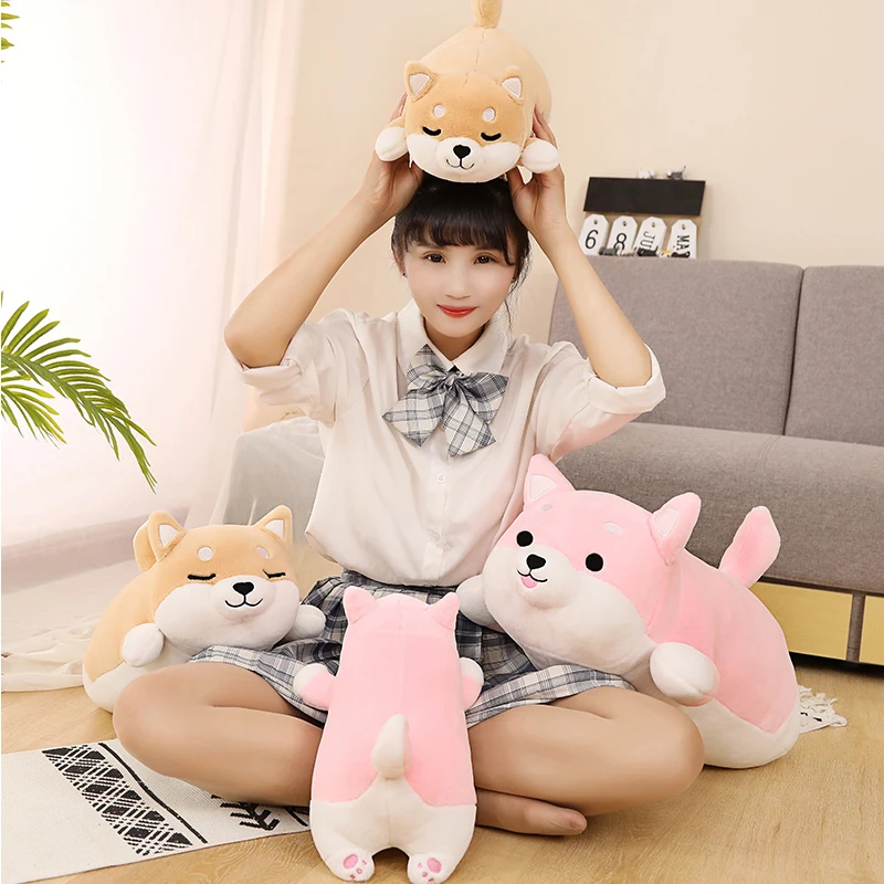 

Cartoon Fat Shiba Inu Dog Plush Toy Cute Puppy Stuffed Soft Animal Pillow For Kids Kawaii Valentine Present Accompany Sleep Toys