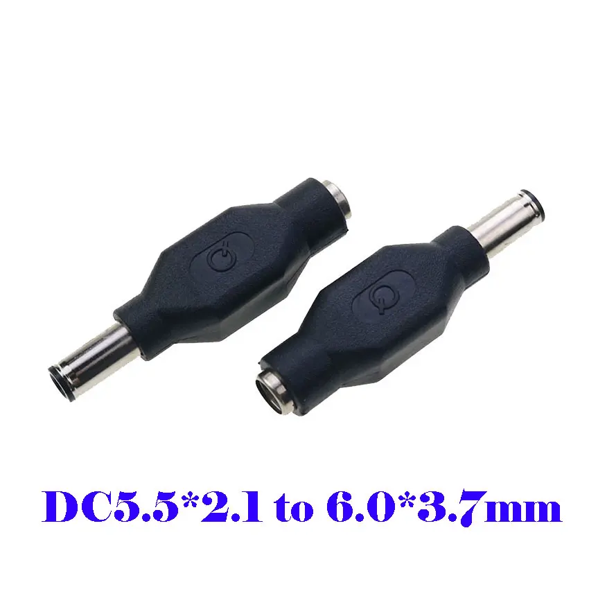 2個ユニバーサルDCパワーからオス5.5*2.1x4。8*1.7 /5.5*2.5/5.5*2.1/5.5*1.7/5.0*3.0/4.0*1.7/6.0*3.7プラグコンバータラップトップ広告