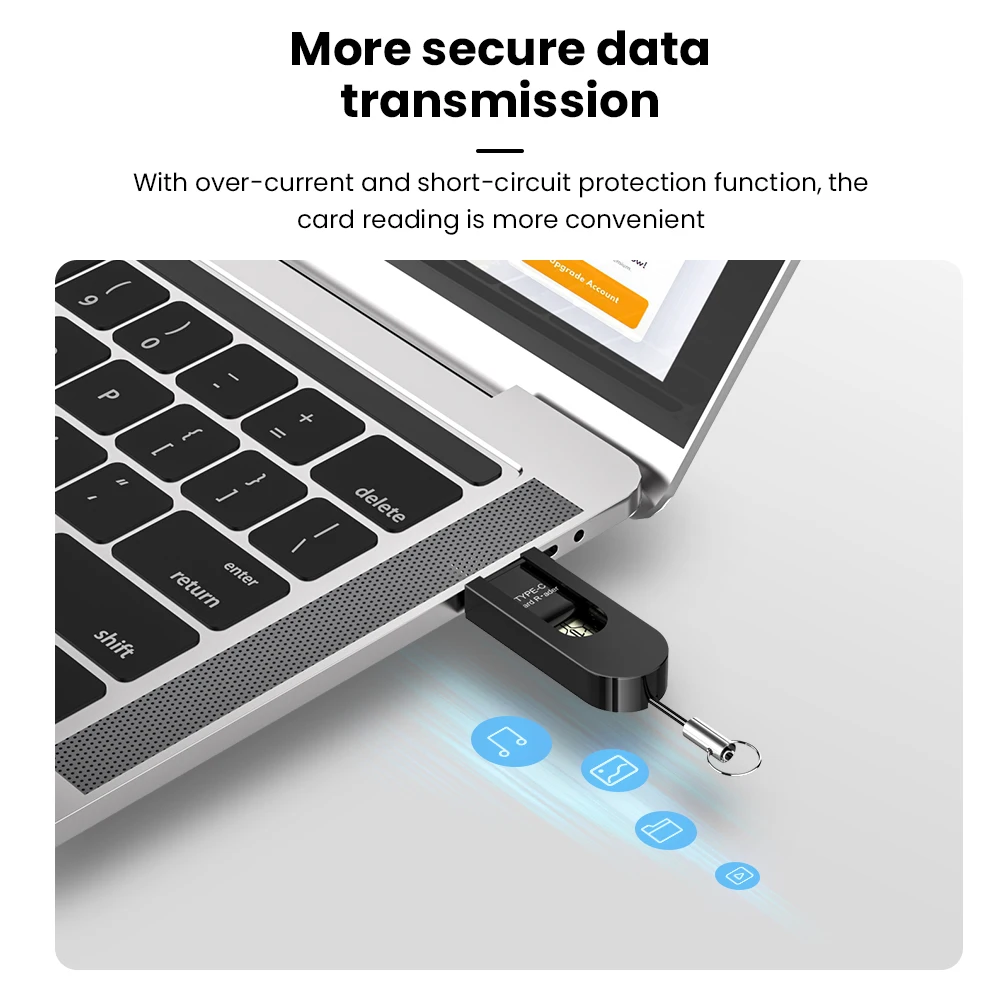 Lector de tarjetas USB 3,0 de alta velocidad, adaptador Micro SD, TF, micro-sd, OTG, para teléfono, USB-C