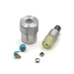 KALASO 1Set 6mm 8mm 10mm 12mm Cupola In Resina Borchie Fungo Rapido Rivetti Muore Strumento di Stampo Per Pressa A Mano macchina FAI DA TE Forniture Artigianali