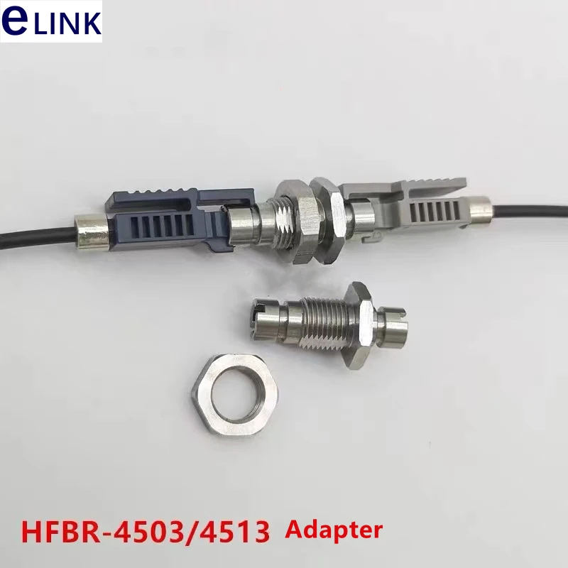 Connector adapter for hfbr-4503/4513z, Connector extension, flange coupler, free shipping, 5 PCs