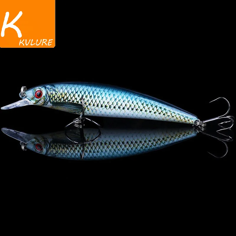 11cm Minnow Fishing Hard Lures Wobblers Metal Everything Goods For Fishing Spinner bait Swimbait Isca ArtificialBait