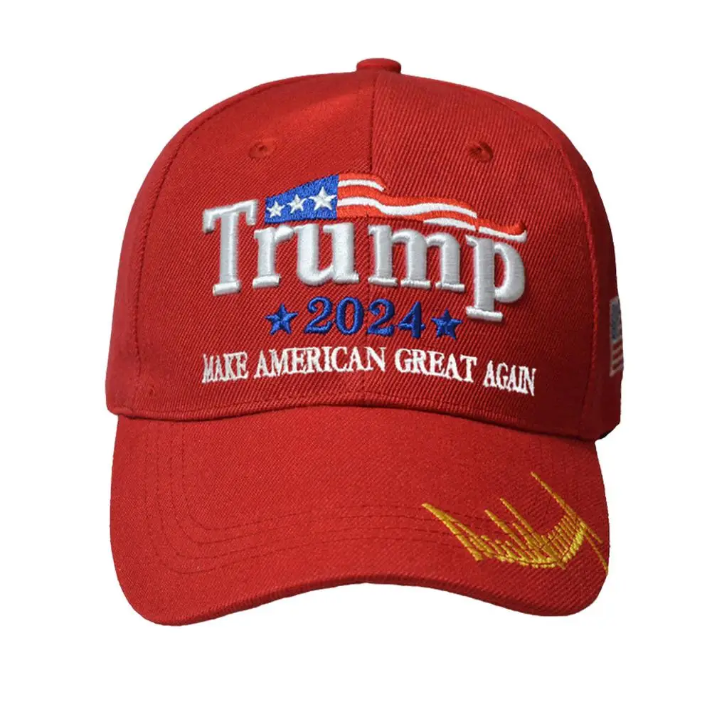 Trump 2024 Hat Donald Trump Hat With American Flag Embroidery Adjustable Baseball Cap Take America Back