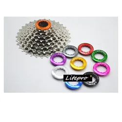 Litepro Bike 11T Cassette Freewheel Lock Cover CNC Aluminum Alloy Rear Flywheel 11T Chainring Locking Cover Bicycle Accessories