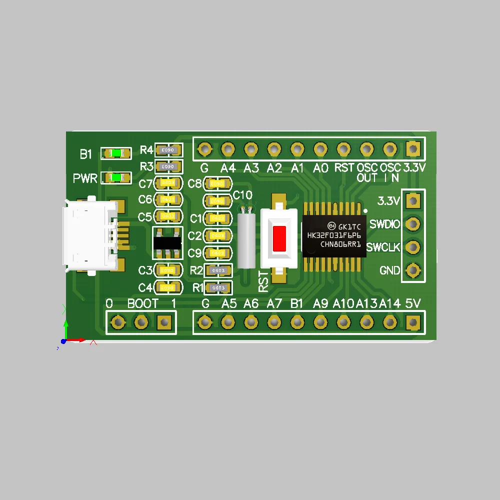 Hk32f031f6p6 Hệ Thống Tối Thiểu Core Ban Hk32f031 Ban Phát Triển Thay Thế Cho STM32 Học Đánh Giá Ban