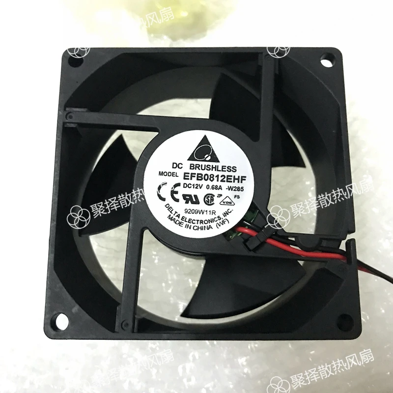 Authentic EFB0812EHF 8032 12 v 0.68 A 8 cm ball two-thirds line cooling fans