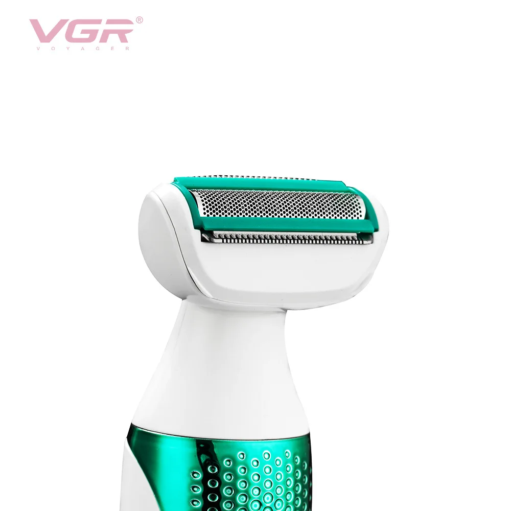 VGR 720 Personal Care Shaver, Depiladora Curved Net, Aparelhos Laváveis do Corpo, Lavagem de Sobrancelha, Massagem Facial, Barbear Nariz, V720, 5 em 1