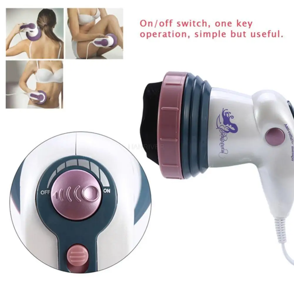 Elektrische Anti Cellulite Machine Body Massager Roller Afslanken Buik Hals Infrarood Massage Relax Verlichten Constipatie Pijn