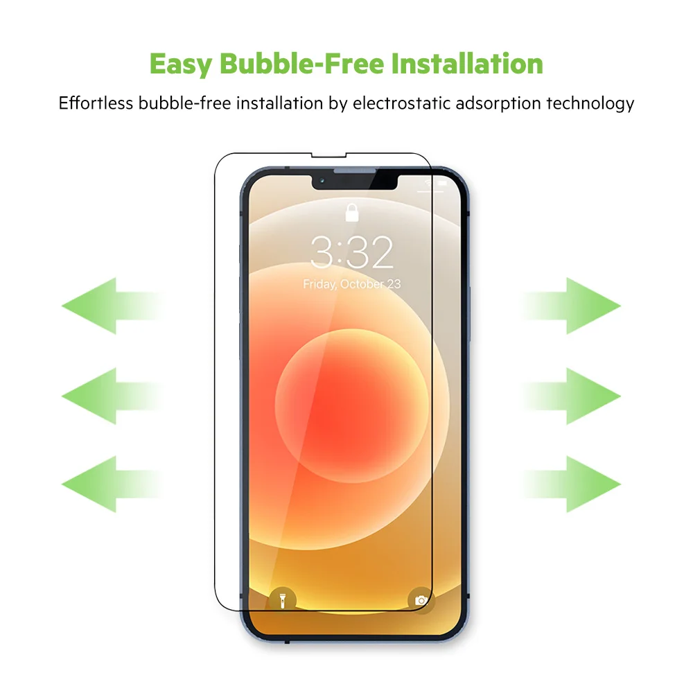 JCPAL Preserver Tempered Ultra Anti-Glare Screen Protector for iPhone 13 Pro Max mini