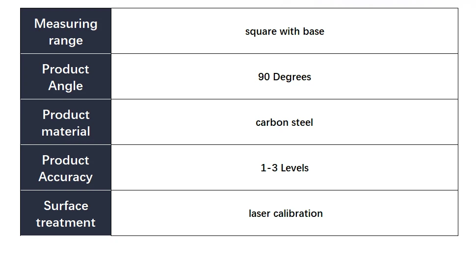 Try Square Flat Edge Square Ruler 90 Degree Woodworking Tools Metal Right Angle Ruler Measurement Tools Set-Square 50x40/75x50mm