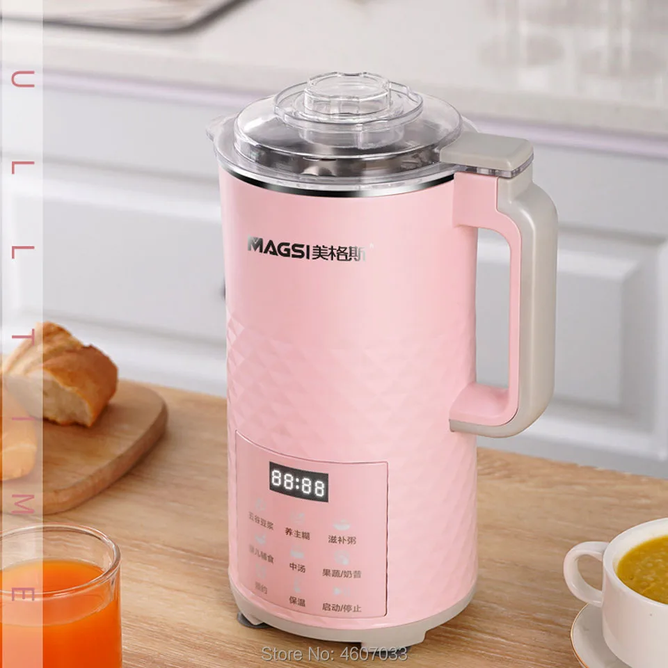 SoyaBean-Machine à lait pour bébé, sans filtre, faire bouillir l'eau, cuire, remuer la pâte de riz, machine à aliments pour bébés, chauffage Ju479, bouilloire avec conservation de la chaleur