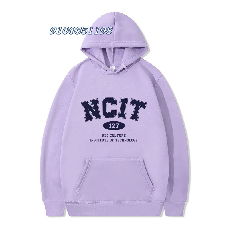 Kpop GérClothes-Sweats à capuche NCT pour femmes, Sweat à capuche Neo Culture Institute of Technology, Streetwear féminin, Mode coréenne, 127