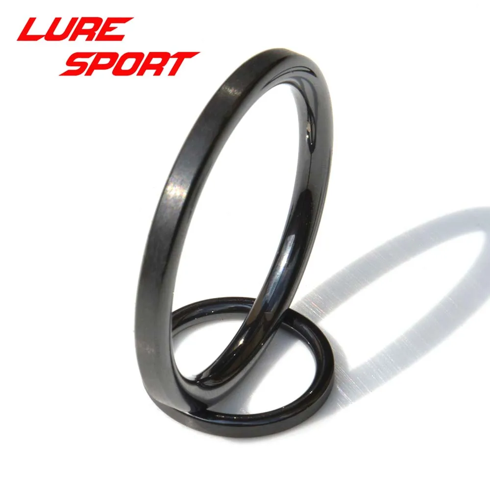 LureSport 2-30pcs/lot size3-50 LS Ring Black Thin Ring for Rod Guide Rod Building component Repair DIY Accessory