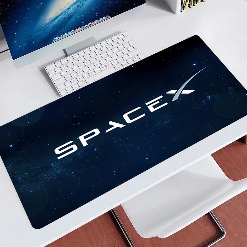 Spacex Muismat Xxl Lockedge Grote Gaming Accessoires Computer Gamer Toetsenbord Muis Mat Hot Laptop Bureau Mousepad Voor Csgo Bureau